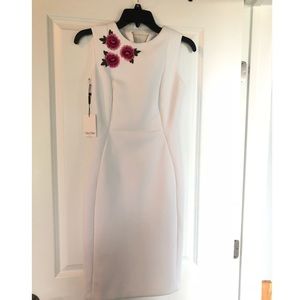 Calvin Klein White Floral Dress
